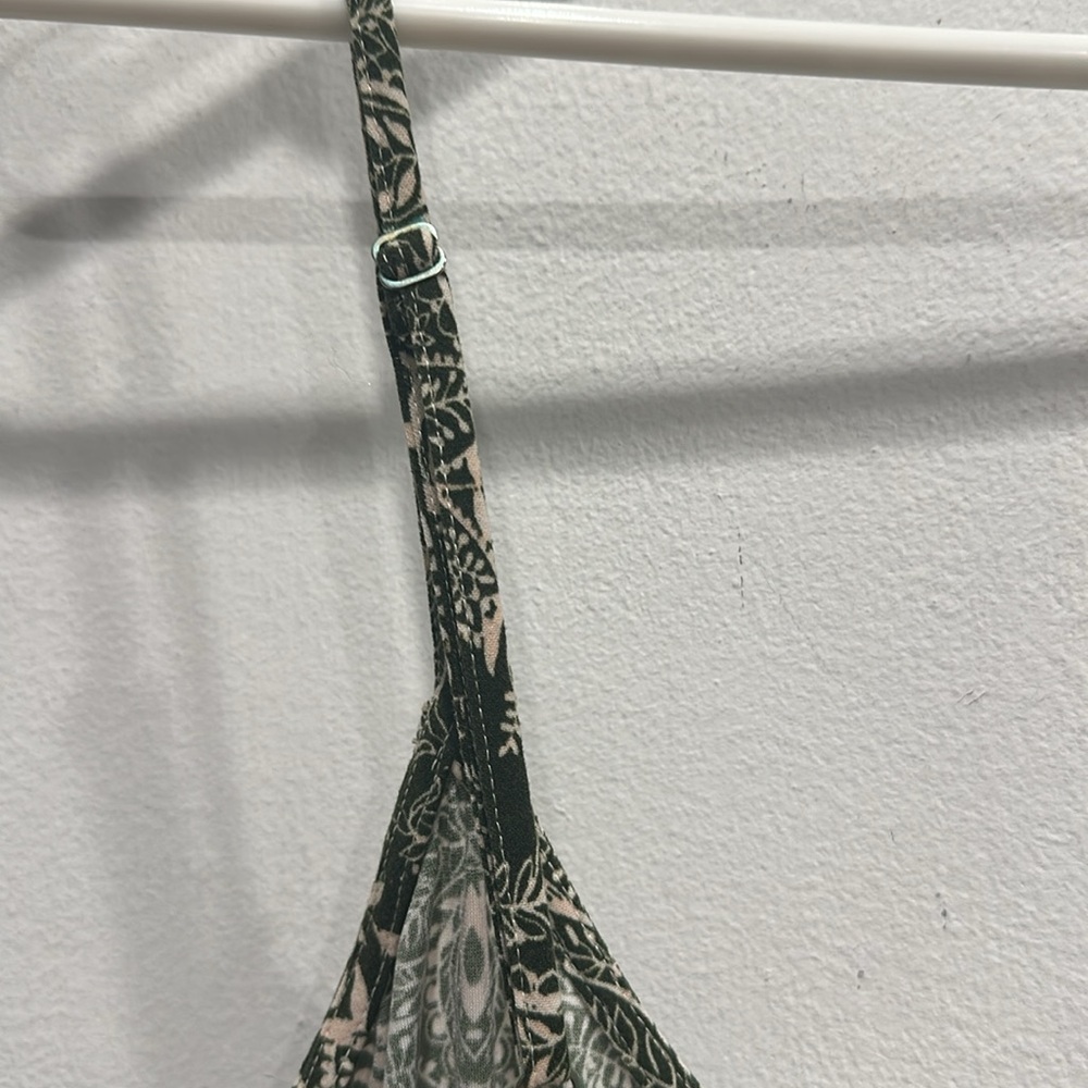 Show Me Your Mumu Cooper Green white paisley Jumpsuit pockets size small - Picture 8 of 13